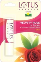 Lotus Herbals LIP THERAPY Velvety Rose, 4 gm